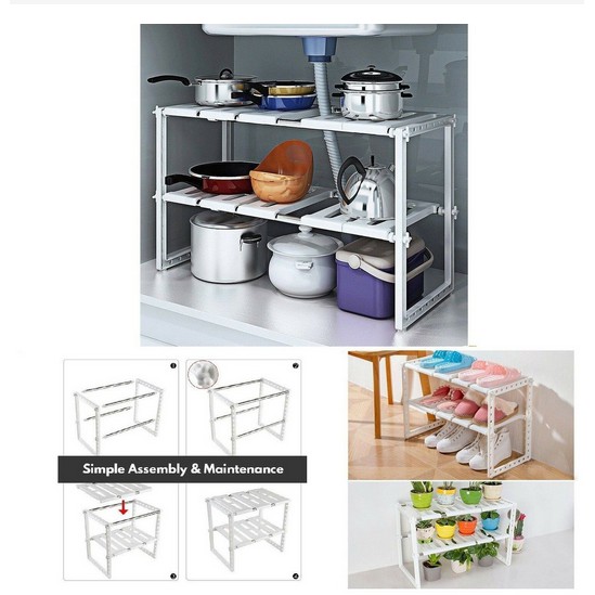 SALE !!ราคาพิเศษ ## ชั้นวางใต้ซิงค์ อ่างล้างล้างจาน ชั้นวางใต้ซิ้ง ชั้นวางของในครัว ชั้นวางอเนกประสงค์ ##อุปกรณ์จัดเก็บ#Storage device