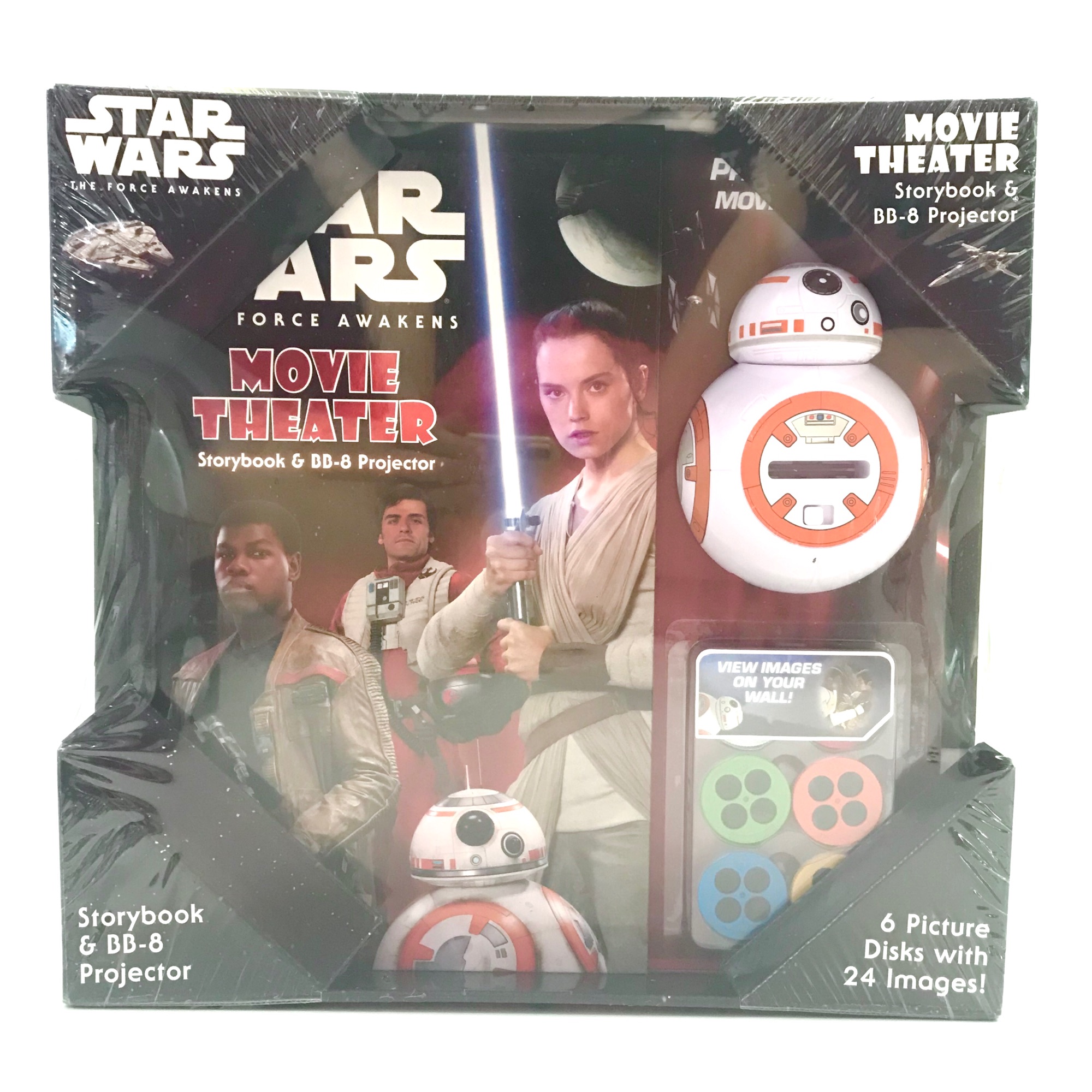 เซทของสะสม Star Wars: The Force Awakens: Movie Theater Storybook & BB-8 Projector