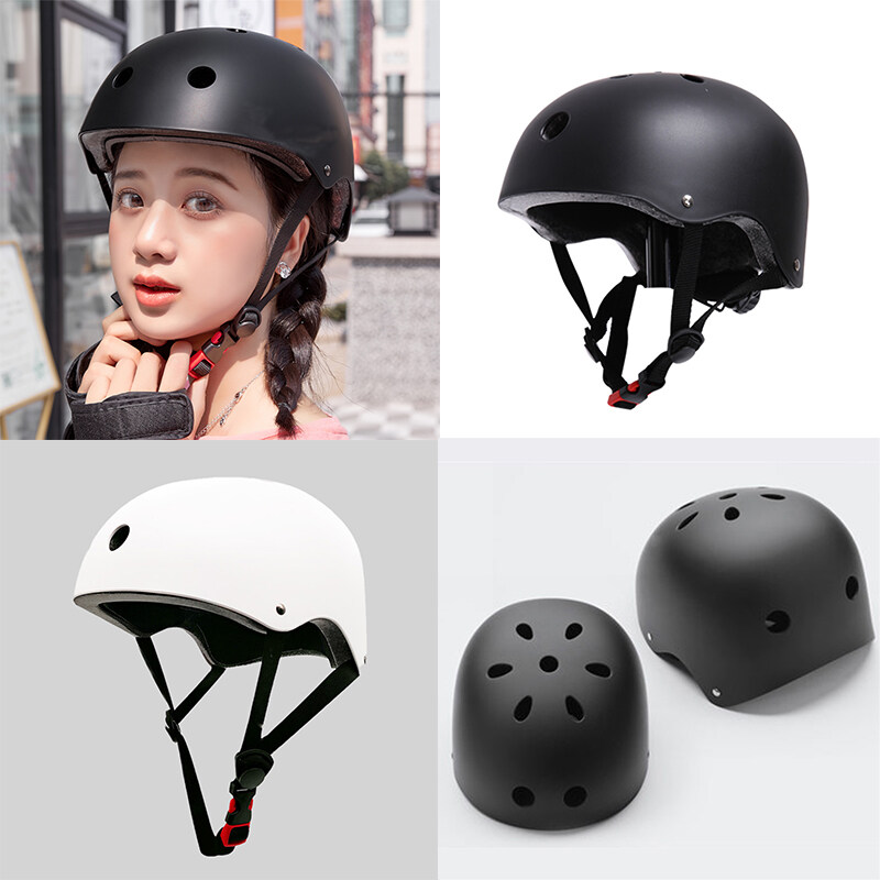 🚚พร้อมส่ง🚚 3 ขนาด หมวกสเก็ตบอร์ด หมวกกันน็อค ผู้ใหญ่และเด็กสามารถใช้ได้ สำหรับสเก็ตบอร์ด สกูตเตอร์ ขี่จักรยาน ป้องกันศีรษะ