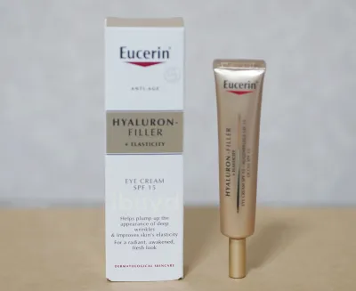 (แพคเกจยุโรป Exp.01/2023)Eucerin Hyaluron Elastic Filler Eye Cream (Radiance Lift Filler Eye Cream) 15ml. ยูเซอรีน ไฮยาลูรอน อีลาสติก อายครีม