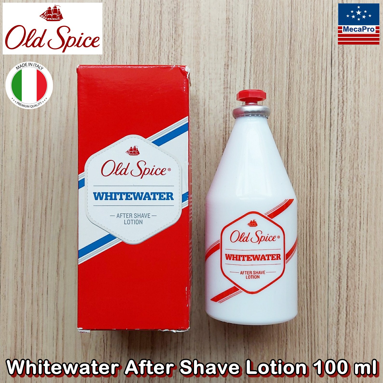 Old Spice® Whitewater After Shave Lotion 100 ml โอลด์ สไปซ์ ผลิตภัณฑ์บำรุงผิวหน้า หลังการโกนหนวด