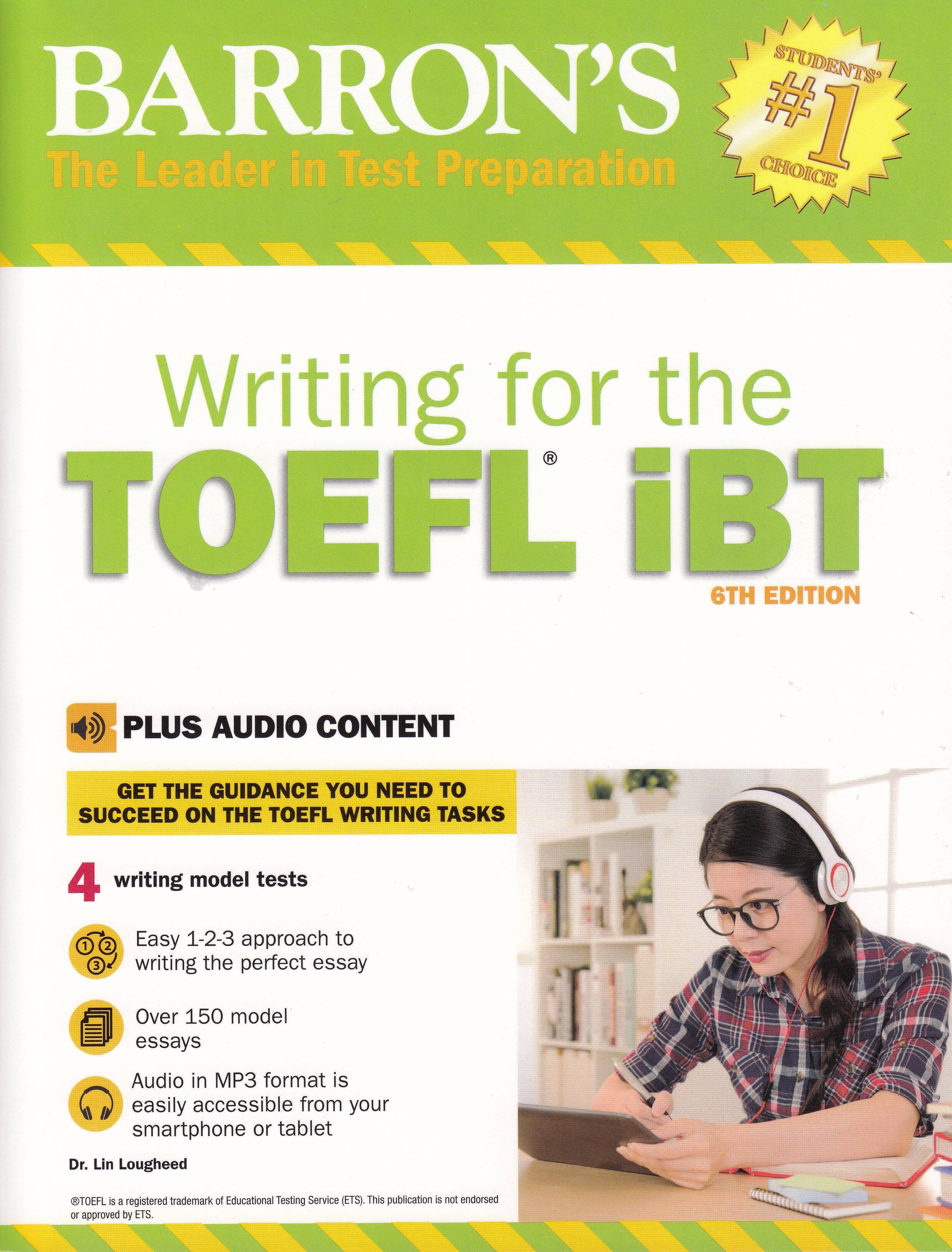 FOR　TOEFL　BY　WRITING　BARRON'S　AUDIO　(6ED)　THE　IBT+　DKTODAY