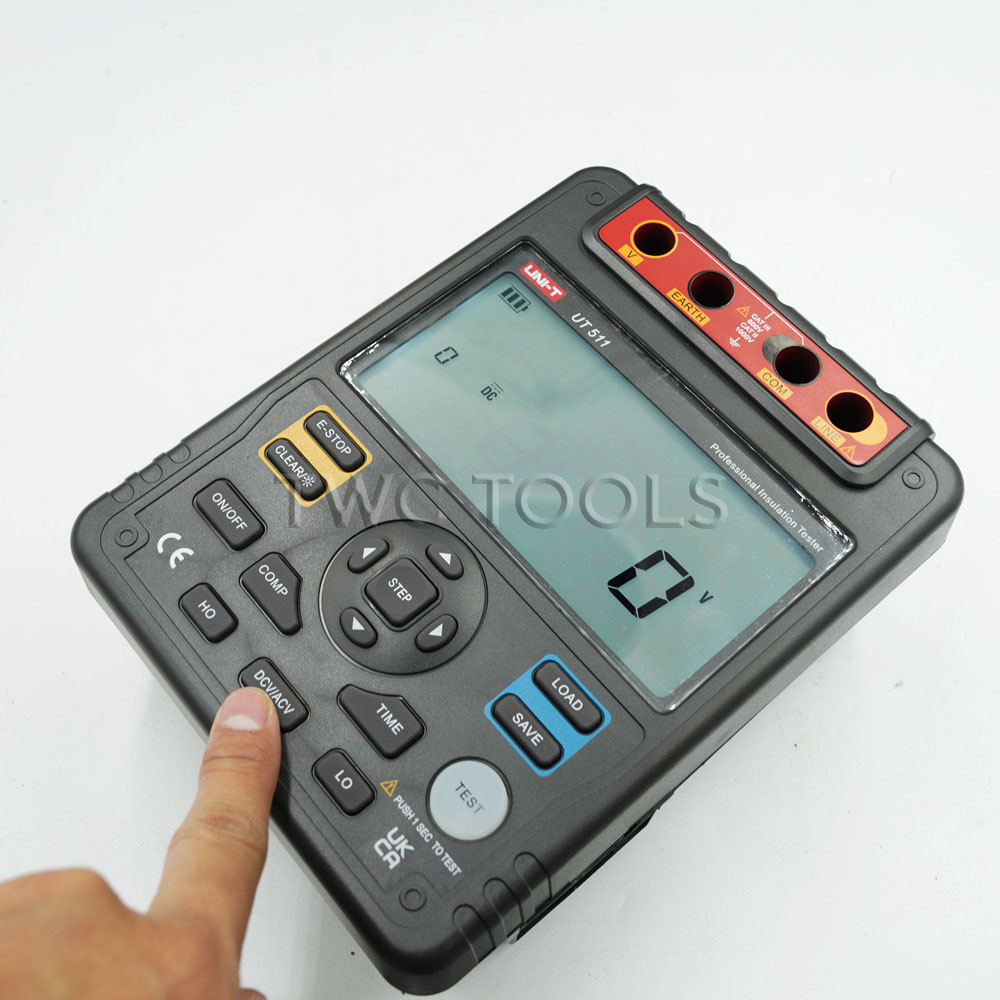 UNI-T UT511 เครื่องวัดความเป็นฉนวน เมกะโอห์ม เครื่องวัดความต้านทาน ...