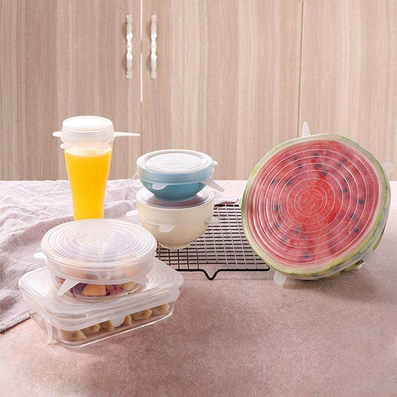 Reusable Silicone Food Storage Container Stretchable Lids 18pcs Stretch Lids