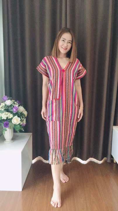 ชุดเดรสยาว เดรสนากา ชุดพื้นเมือง ชุดแม้ว เดรสยาวนากา เดรสสวย – No Brand – 1356532818_TH-4345128304 >>> 🇹🇭 Top1Thailand 🛒 >>> lazada.co.th 🇹🇭 🇹🇭 🇹🇭🛒🛍🛒