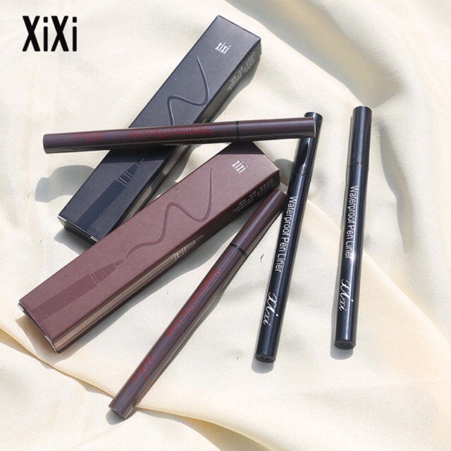 xixi X531อายไลน์เนอร์ eyeliner หัวพู่กัน สีชัด เส้นคม ติดทน กันน้ำ ไม่แพนด้า