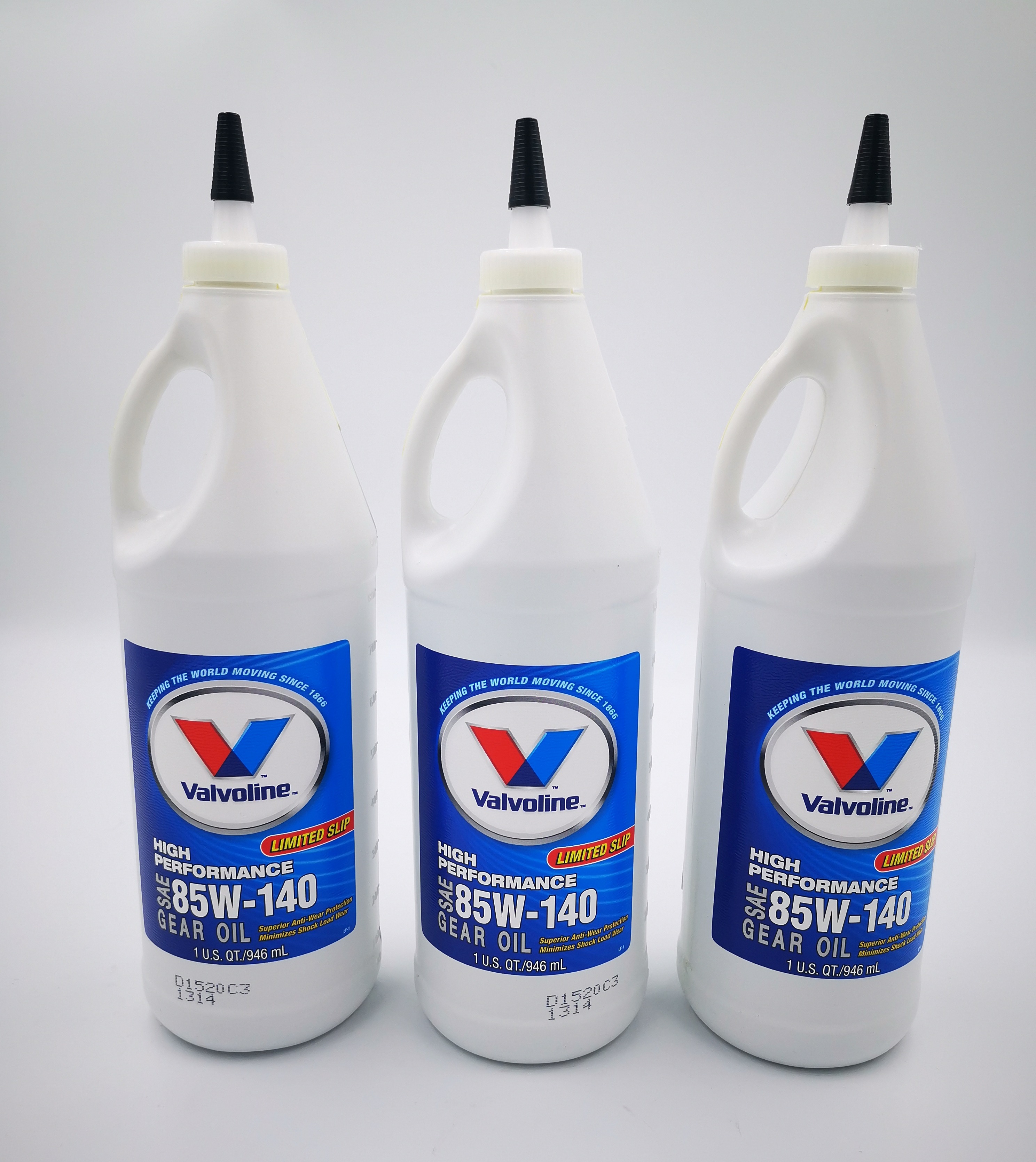 SET 3ชิ้น น้ำมันเกียร์ธรรมดาและเฟืองท้าย ลิมิเต็ดสลิป Valvoline High