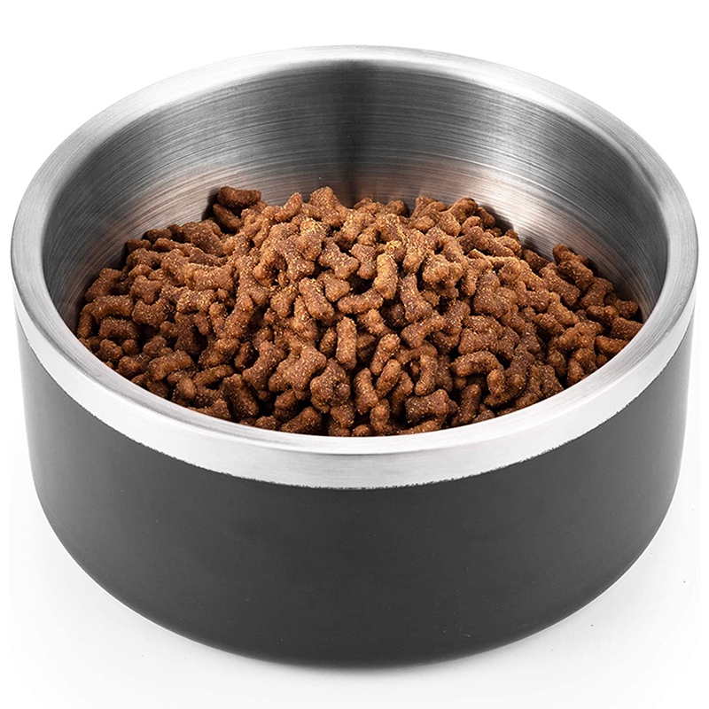 Dog Bowl, Stainless Steel Dog Bowl, No Spill Food and Water Bowl, Food and Water Dish, Pet Feeder Bowls for Medium Dogs