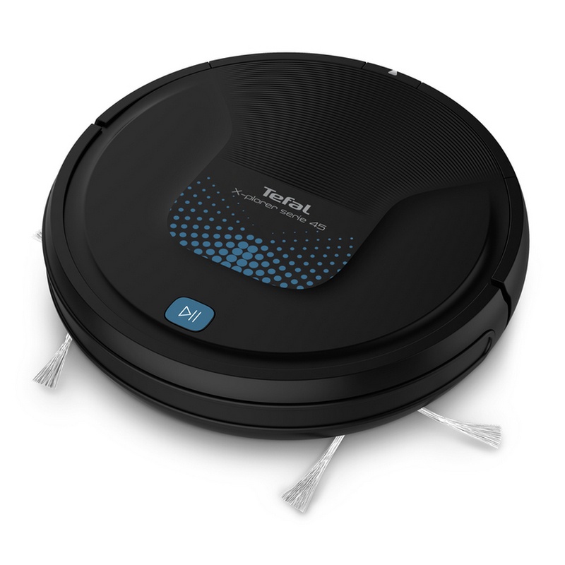 TEFAL X-PLORER Serie 45 หุ่นยนต์ดูดฝุ่น (0.44 ลิตร, สีดำ) รุ่น RG8275WH ...