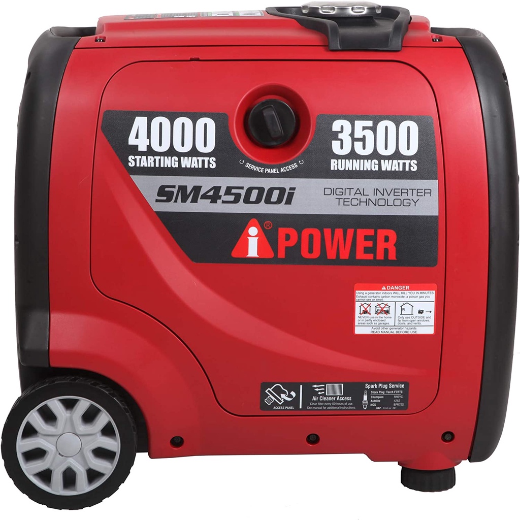 AiPOWER เครื่องปั่นไฟ รุ่น SM4500i Silent Inverter Generator (7.5 HP