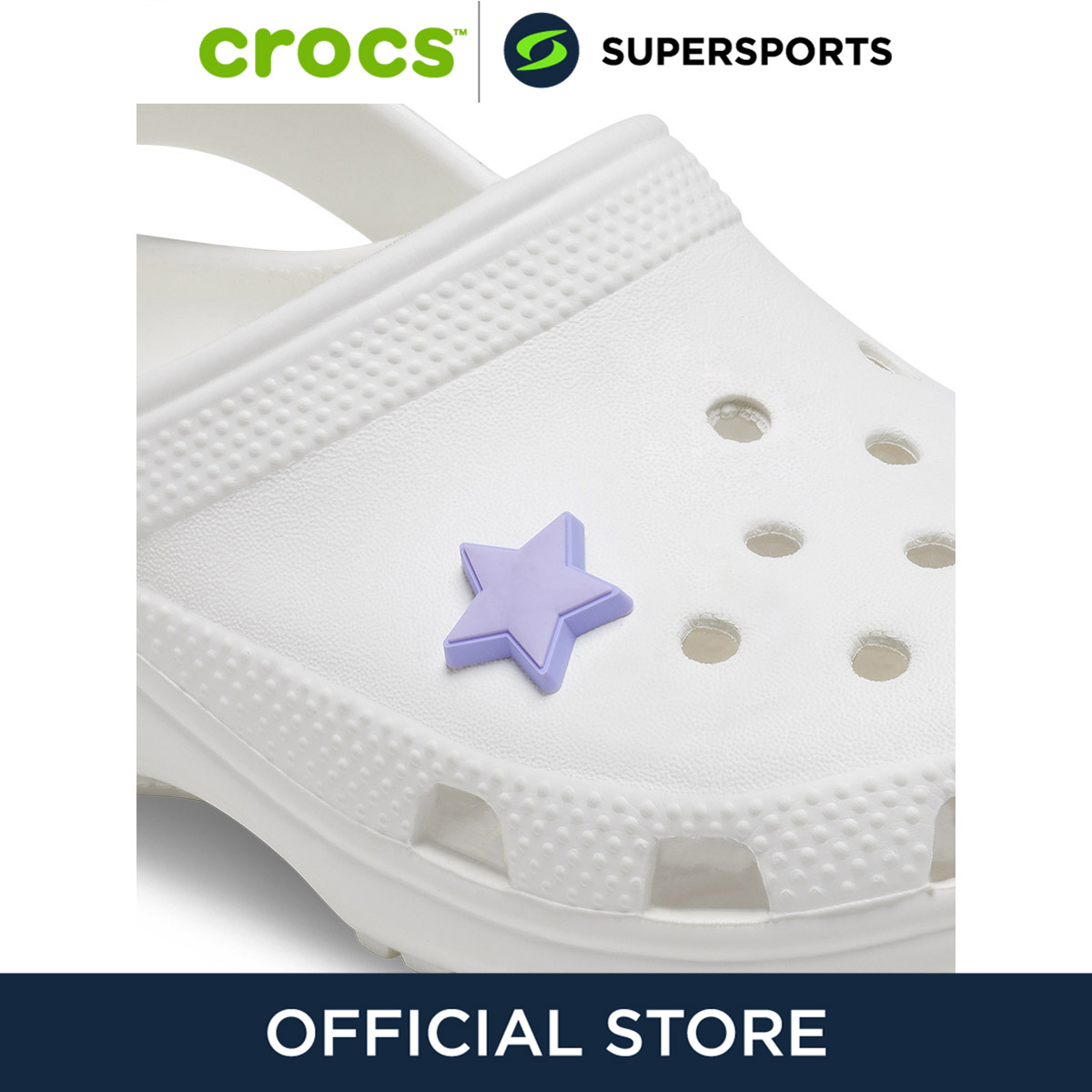 CROCS JIBBITZ PURPLE CANDY BEAR