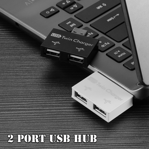 C6471 Bộ Chia Đa Năng Bộ Chuyển Đổi Đa Cổng Tốc Độ Cao Bên Ngoài Bộ Chia USB Cổng Nguồn Micro USB 2 Cổng USB