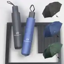 ภาพขนาดย่อของภาพหน้าปกสินค้าSH HOMEร่มกันฝน Umbrella ร่มกันแดด กัน UV ร่มกันยูวี ร่มพับได้ ร่มแคปซูล ร่มแฟชั่น พกพาง่าย มีสีดำ สีน้ำเงิน สีเขียว จากร้าน SHAOHONG บน Lazada