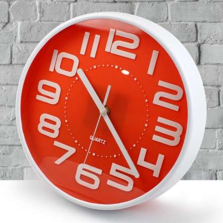 Telecorsa นาฬิกาแขวน ทรงกลม ขนาด 10 นิ้ว Good Well Clock รุ่น Clock-192-05g-song