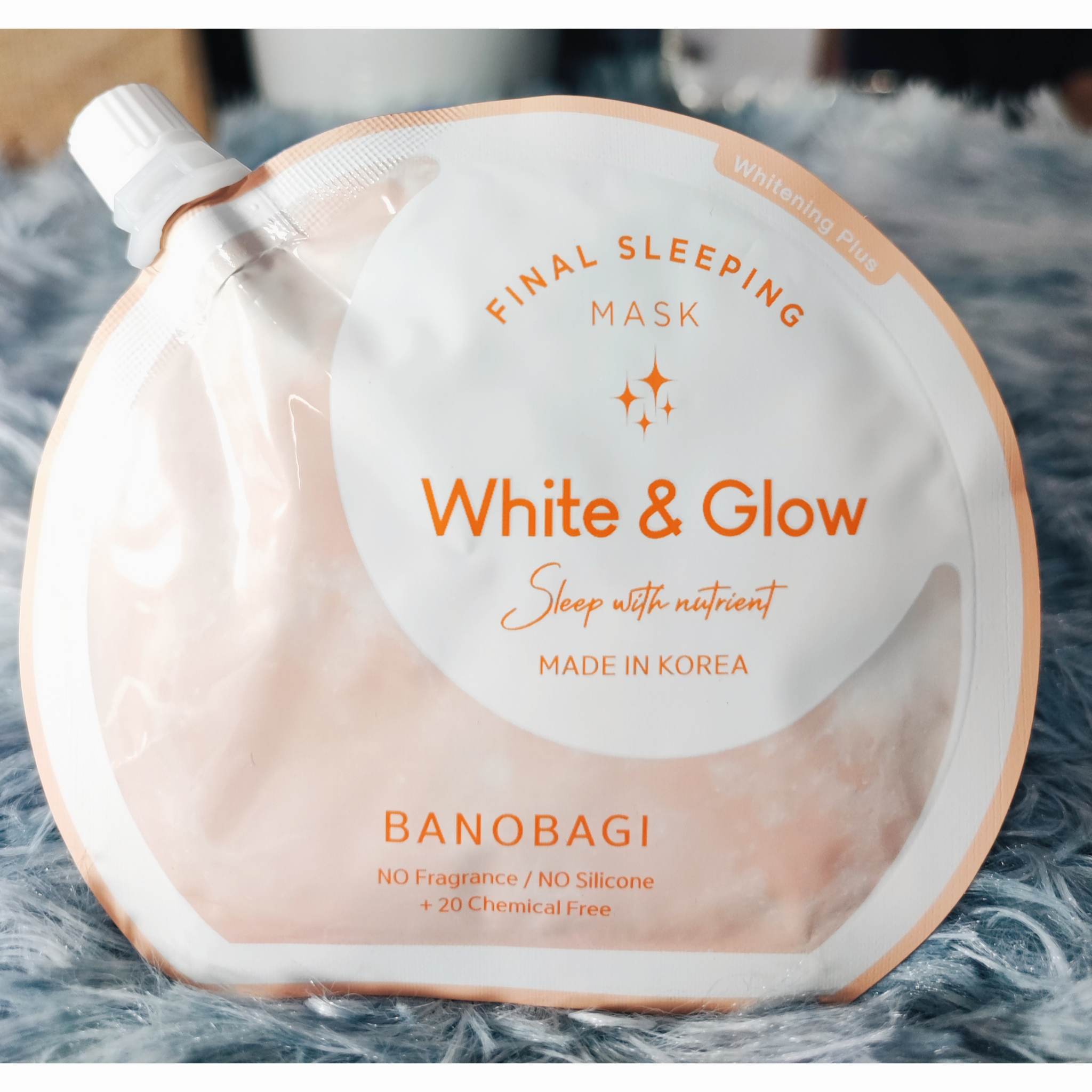 Banobagi sleeping mask Whitening plus สูตร White Glow MixASale
