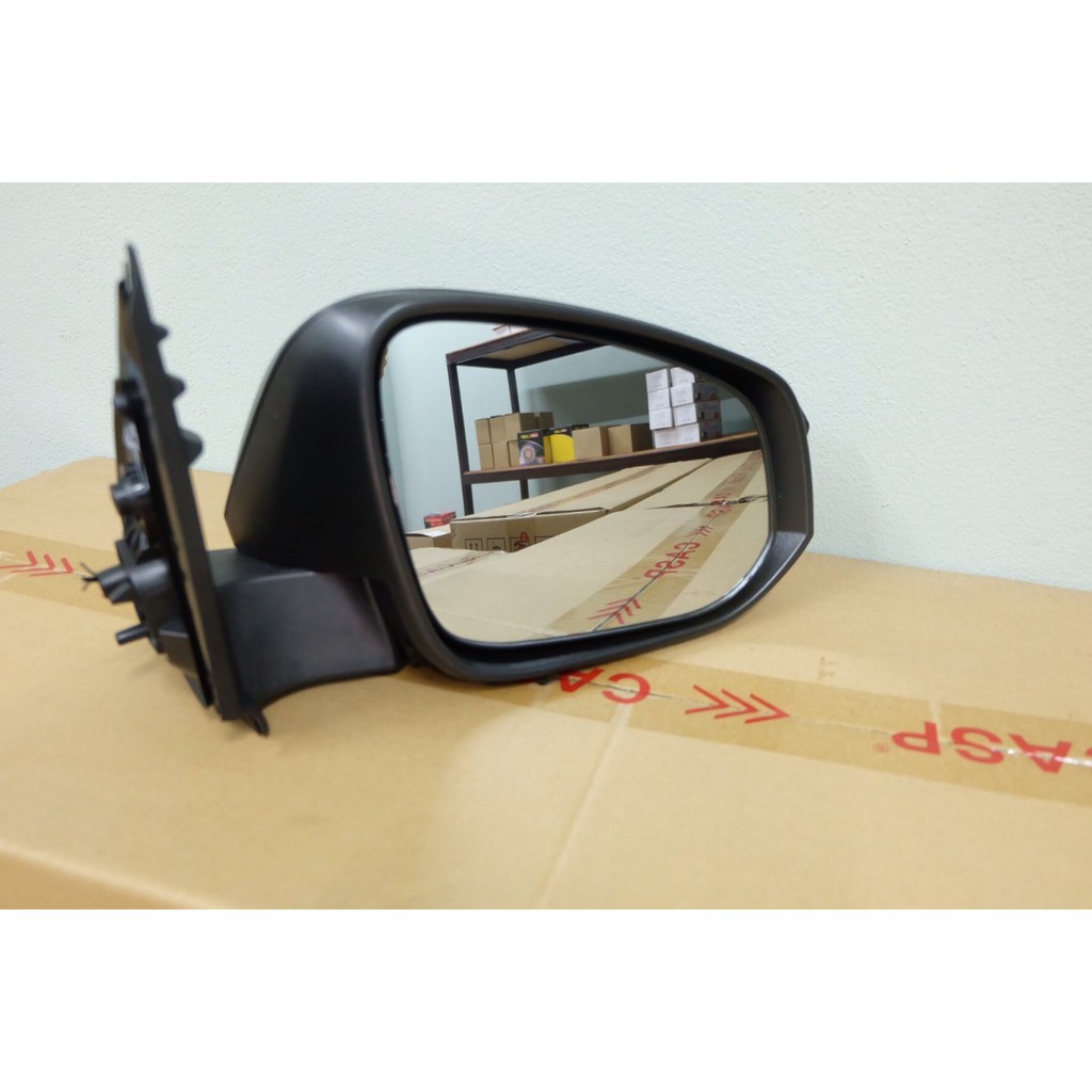 กระจกมองข้าง Toyota Revo ปี2015 ธรรมดา ข้างซ้าย หลังดำ CASP