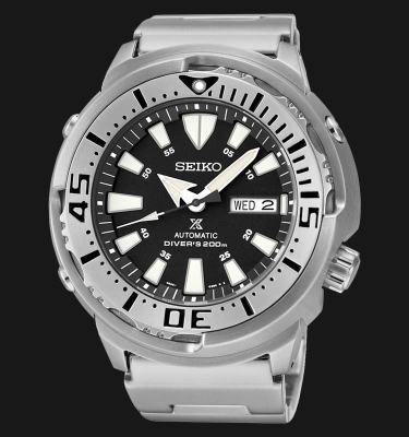 ดูภาพ SEIKO Prospex Baby Tuna Automatic Diver's 200m สายสแตนเลส สีเงิน/สีดำ รุ่น SRP637K1 เพิ่มเติม SEIKO Prospex Baby Tuna Automatic Diver's 200m สายสแตนเลส สีเงิน/สีดำ รุ่น SRP637K1