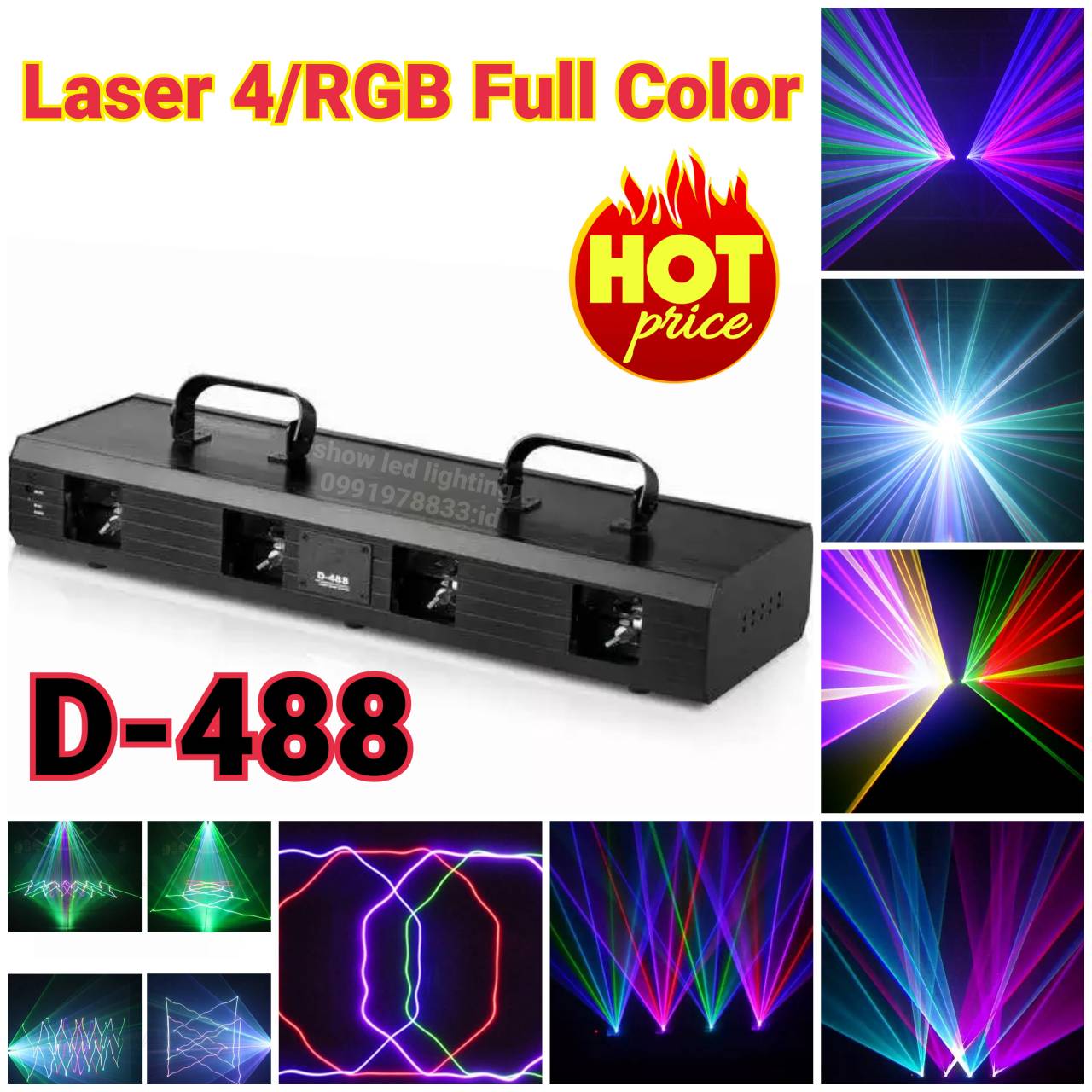 เลเซอร์ดิสโก้ 4หัว 7สี dicsco laser light PARTY LIGHT ไฟดิสโก้ ไฟดิสโก้เทค ไฟ Laser light ไฟเทค ปาร์ตี้ ไฟเวที ดิสโก้ผับ ไฟงานปาร์ตี้ ไฟเวทีแสง สี เสียง