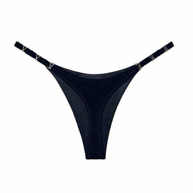 Sports Fitness Sexy Thong Women's Low Waist G String Seamless T Bac