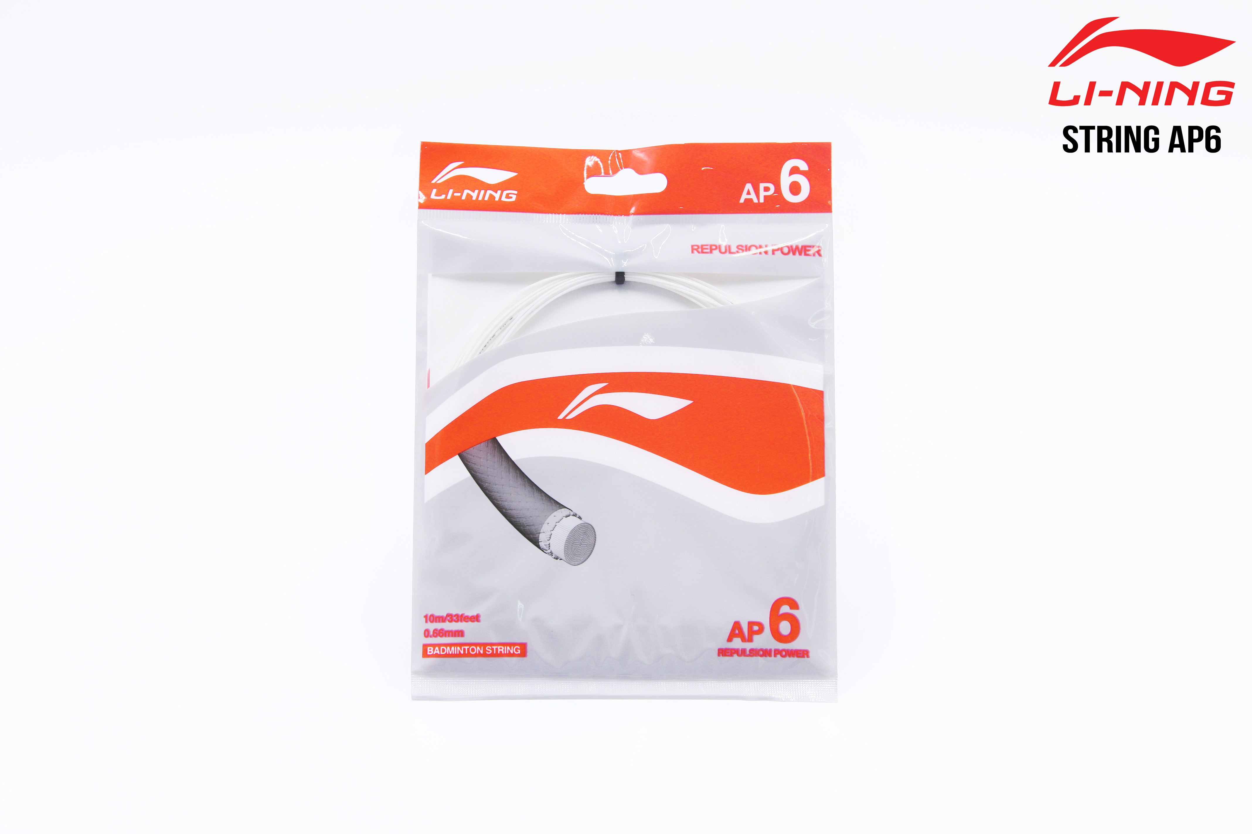 LI-NING STRING เอ็นแบดมินตัน​ รุ่น AP6 (AXJL034) string