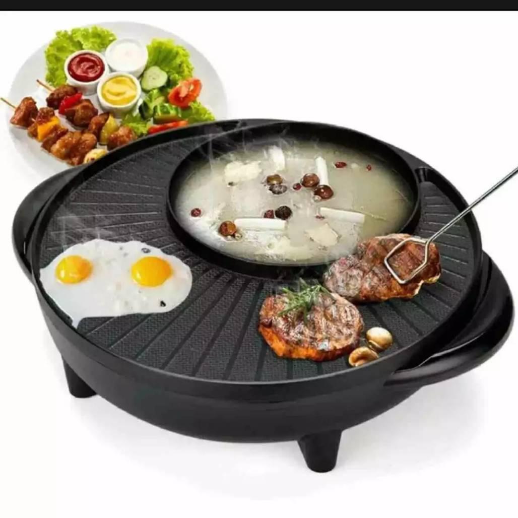 Smarthome เตาปิ้งย่างอเนกประสงค์พร้อมหม้อสุกี้ รุ่น SM-EG1602 Smarthome เตาปิ้งย่างอเนกประสงค์พร้อมหม้อสุกี้ รุ่น SM-EG1602