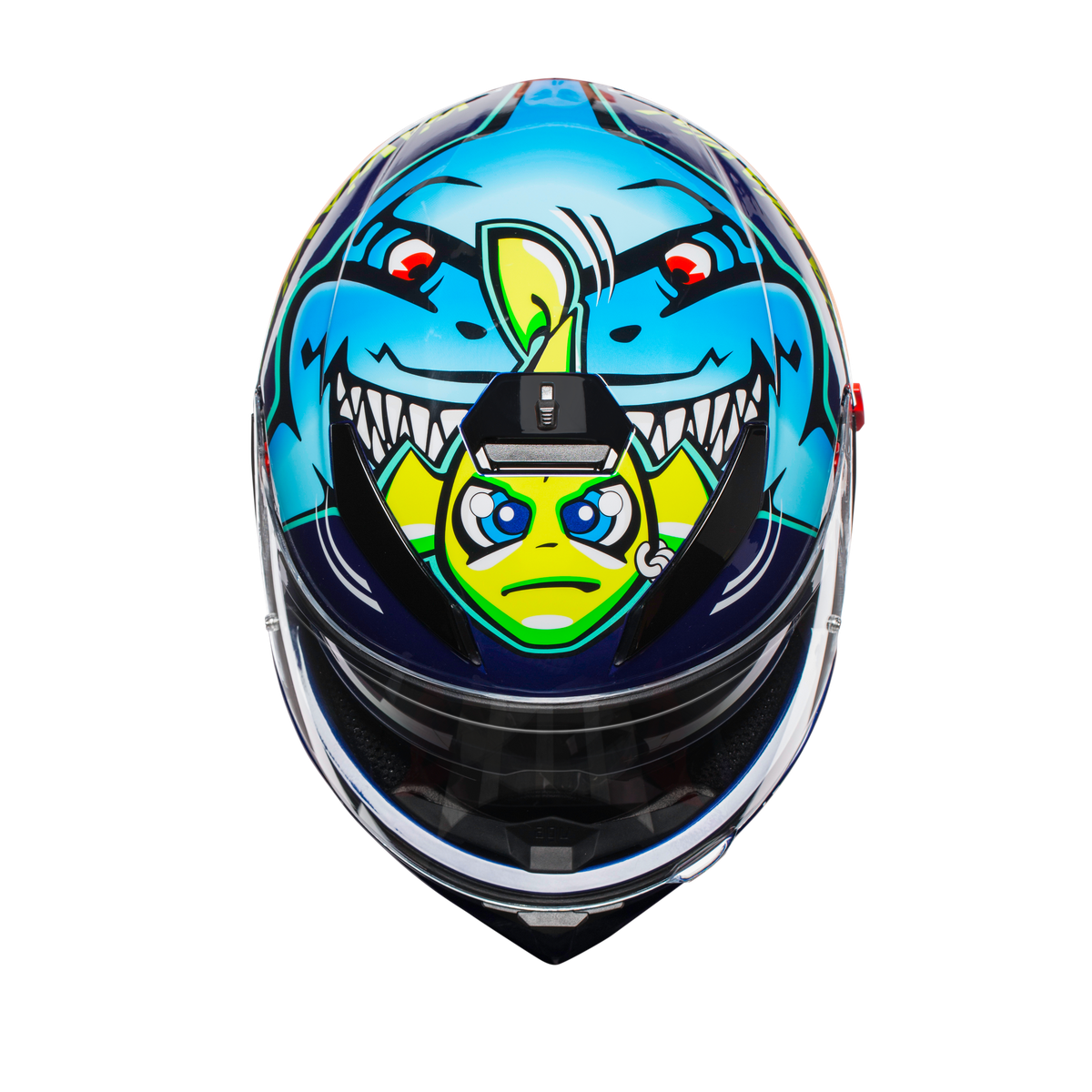 Casco Rossi Casco Agv Tiburon Y Pez Tiburon Valentino Rossi Png
