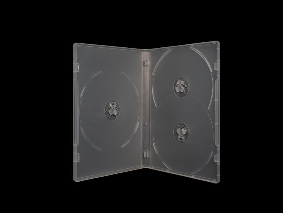 650013/กล่อง DVD ขาวใส ขนาดมาตรฐาน บรรจุ 3 แผ่น (แพ็ค 100 กล่อง)1รายการต่อ1ใบสั่งซื้อรายการต่อไปกรุณาทำใบซื้อใหม่