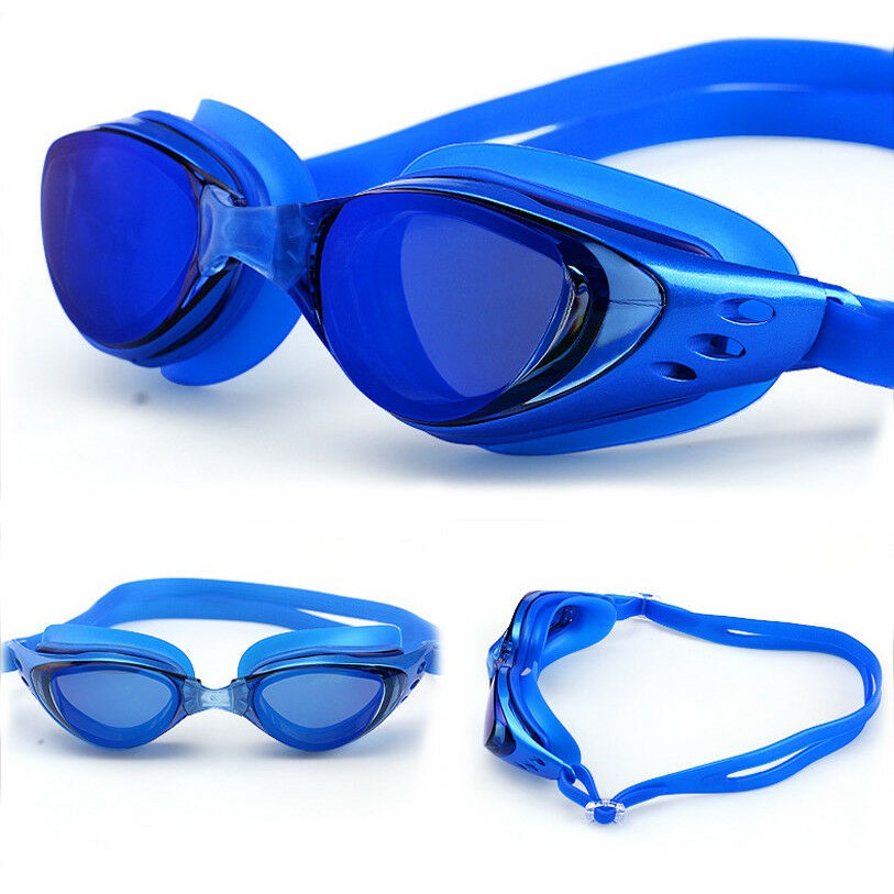 Swimmig Goggles แว่นตาว่ายน้ำ แว่นตากันน้ำ เลนส์แว่นตาคุณภาพสูงกันฝ้ากันยูวี Anti-fog ,Anti UV พร้อมกล่องใส่แว่น