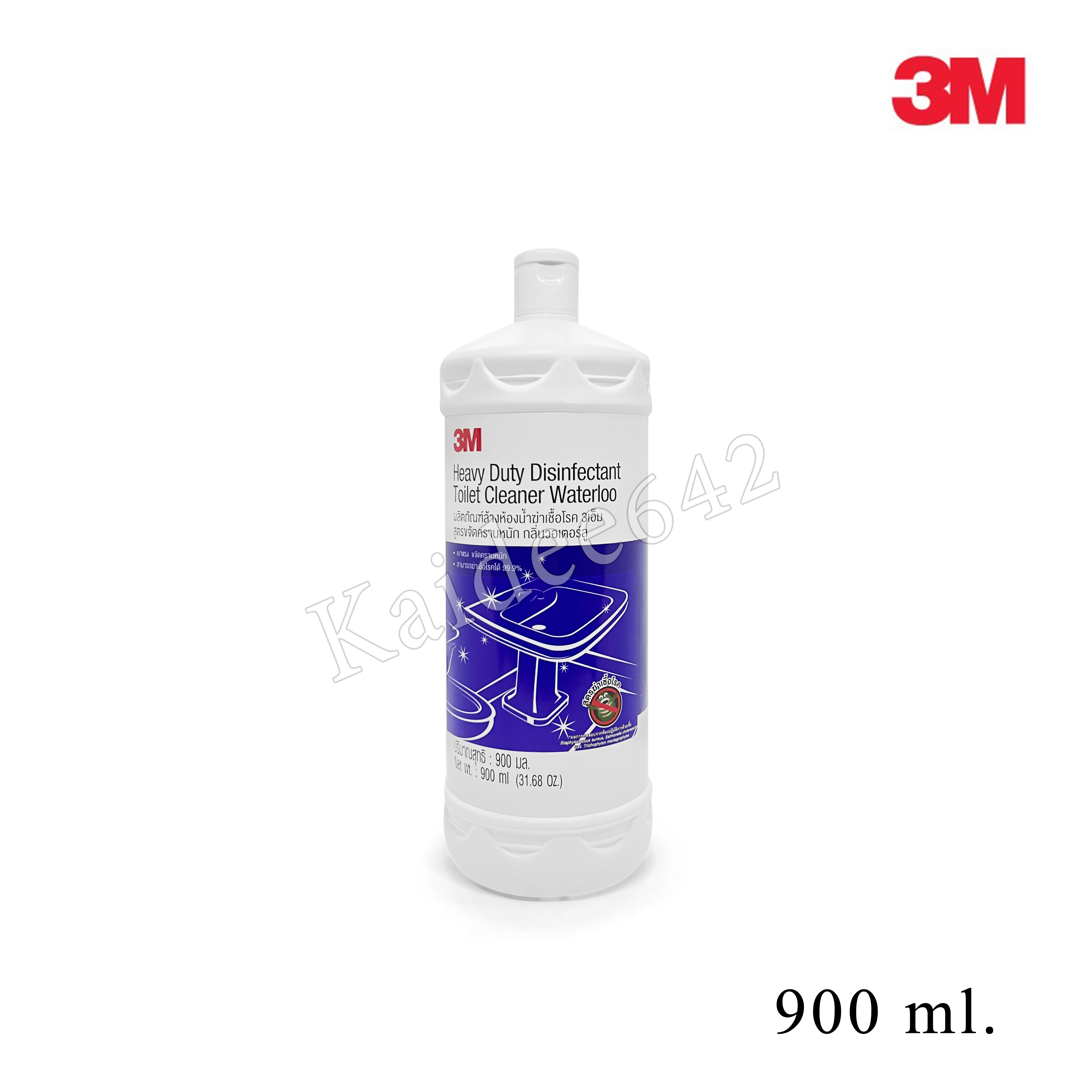 3M Disinfectant Toilet Cleaner Waterloo 900 ML. น้ำยาล้างห้องน้ำสูตรฆ่า ...