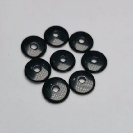 Best seller หินนิลดำ Black Onyx 14.8*2.5MM สามากรถทำเป็นจี้ ต่างหูและเครื่องประดับได้ DIY หินนำโชค ภาพถ่ายจากของจริง สินค้าพร้อมส่ง ไข่มุกแท้ เครื่องประดับ มุกแท้ สร้อย แหวน