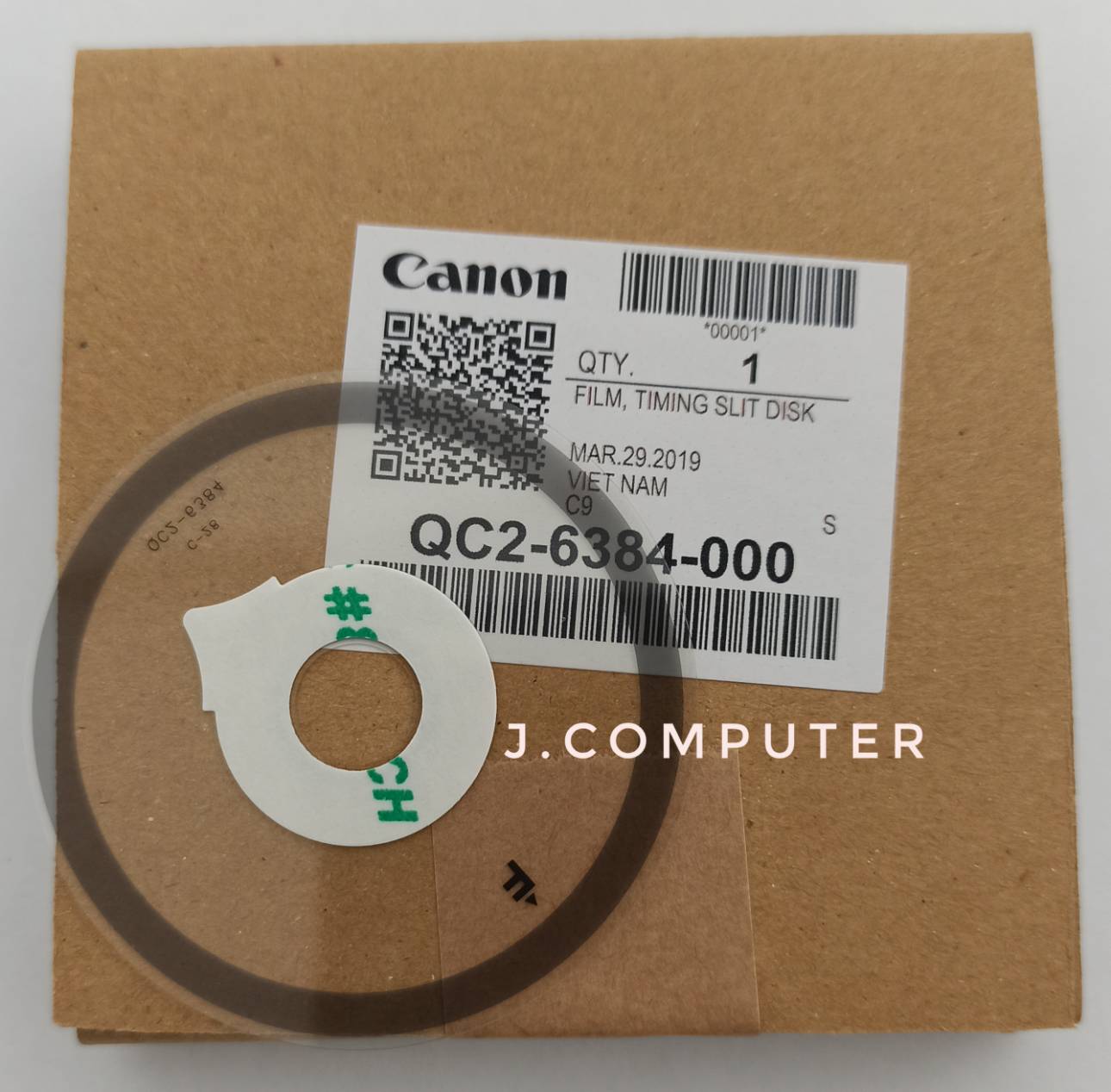 เซ็นเซอร์ กลม Canon Film, Timming Slit Disk ( QC2-6384-000 )