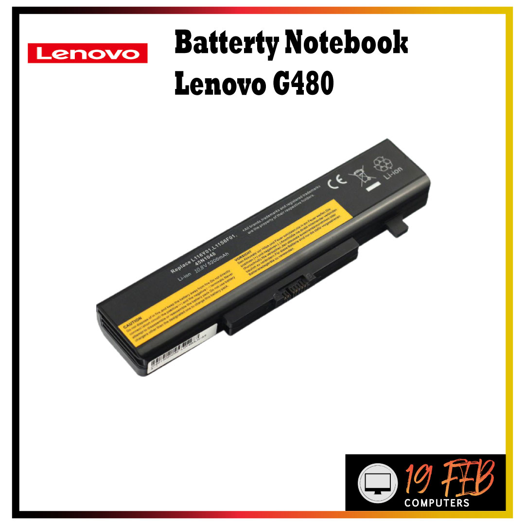 Lenovo IdeaPad G480 Bettery (B480 B485 G480 G485 G580 B585 P580 N580 V480 Z580 Y480 Y580 Z480 M490) L11M6Y01