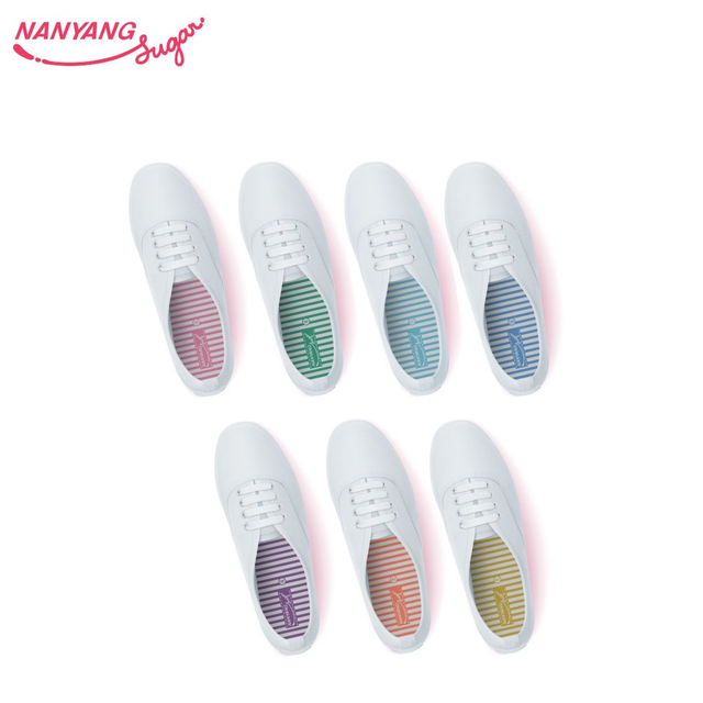รองเท้านักเรียนหญิงผ้าใบนันยาง Nanyang Sugar โล๊ะสต๊อก!!!!! เหลือเบอร์เล็ก 35-36-37