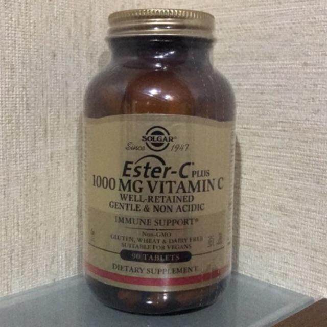 (((พร้อมส่ง))) Ester-C Plus Solgar Vitamin C 1000 mg (90 เม็ด)