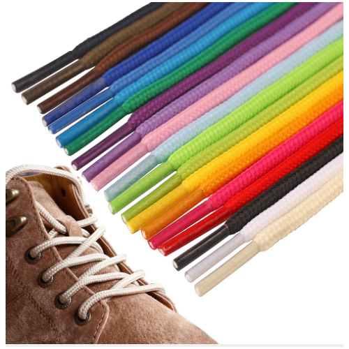 [พร้อมส่งในไทย] เชือกผูกรองเท้า 120 cm แบบกลม เชือกรองเท้า 17 สีสวย ทนทาน (1 คู่ )