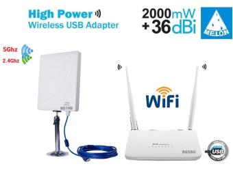 Router+Usb Wifi 2.4+5Ghz ชุดขยาย สัญญาณ Wifi รับ Wifi แล้ว ปล่อย Wifi ผ่าน  Router รองรับการ ใช้งานพร้อมกัน หลายๆ อุปกรณ์ R658U - Puket Stores