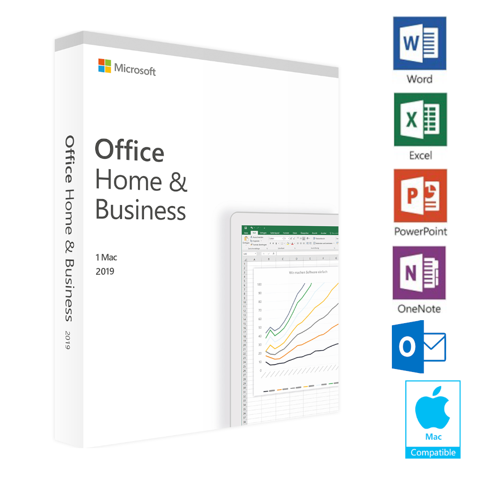 Microsoft Office Home and Business 2019 FPP  [Mac&Win]
