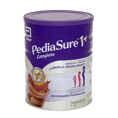 นมผง นมผงเด็ก PEDIASURE 1+ COMPLETE PLUS DHA Choccolate พีเดียชัวร์1+ คอมพลีท พลัส ดีเอชเอ กลิ่นช๊อคโกแลต