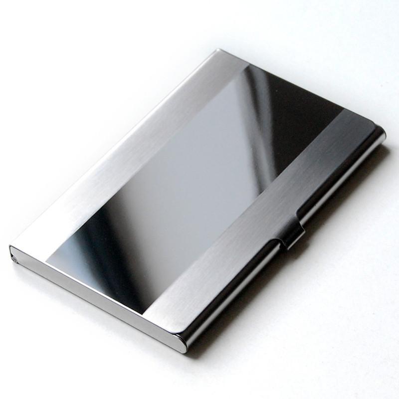 Stainless Steel Business Card Holder Wallet ID Credit Card Holder Case