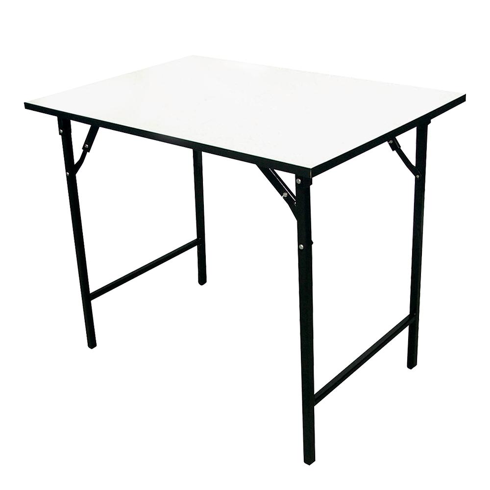 โต๊ะพับอเนกประสงค์ ขนาด60*90*75 cm.หน้าโฟเมก้า ทนทาน ทนร้อน
