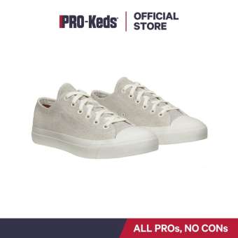 รองเท้า PRO-KEDS PH55426 ROYAL LO HAIRY SUEDE BRICH รองเท้าผ้าใบผู้ชาย แบบผูกเชือก หนังกลับสีเทาอ่อน