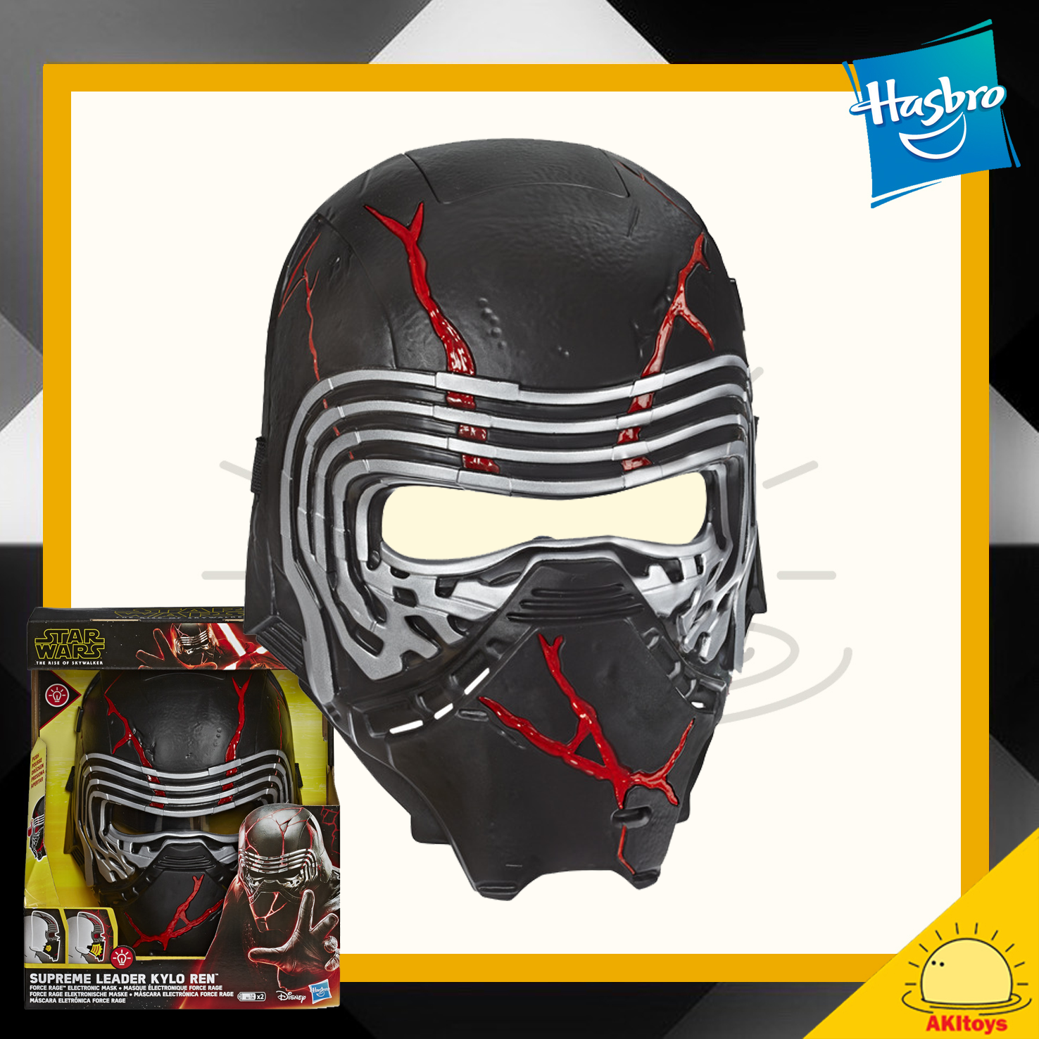 หน้ากาก Supreme Leader Kylo Ren : Star Wars The Rise Of Skywalker Force Rage Electronic Mask หน้ากากเปลี่ยนเสียงได้ ของเล่นของสะสม