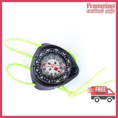 Diving compass with elastic strap