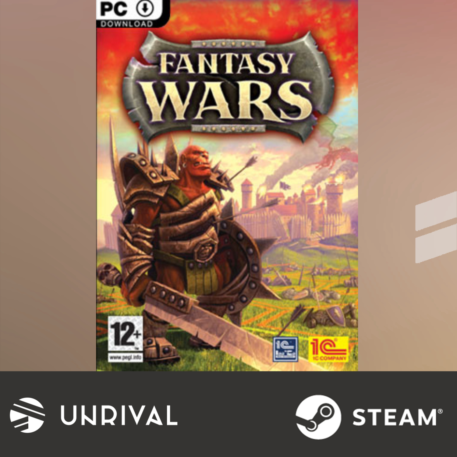 Fantasy Wars PC Digital Download Game (Multiplayer) - Unrival