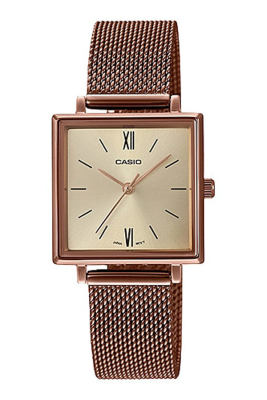 นาฬิกา Casio รุ่น LTP-E155MR-9B นาฬิกาผู้หญิงสายถัก สีโรสโกลด์ หน้าปัดเหลี่ยนม สินค้าของแท้ 100% รับประกันสินค้า 1 ปีเต็ม (ส่งฟรี เก็บเงินปลายทาง) นาฬิกา Casio รุ่น LTP-E155MR-9B นาฬิกาผู้หญิงสายถัก สีโรสโกลด์ หน้าปัดเหลี่ยนม สินค้าของแท้ 100% รับประกันสินค้า 1 ปีเต็ม (ส่งฟรี เก็บเงินปลายทาง)