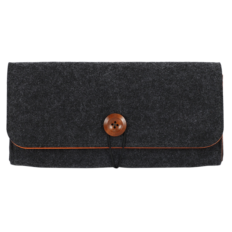 For Nintendo Switch with 5 Game Cards Large Capacity Divide layered Case Wool Felt Protective Traveling Carrying Case Shockproof