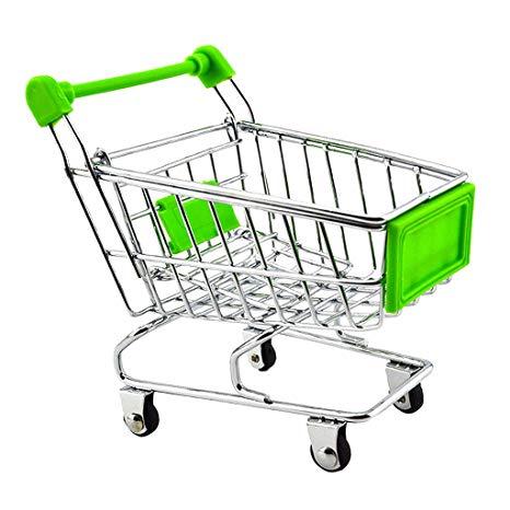 มินิซูเปอร์มาร์เก็ตลากรถเข็นช้อปปิ้ง ตะกร้าช้อปปิ้งการจัดเก็บของเล่นของขวัญ Mini supermarket drag shopping cart Shopping cart, toy storage, gift