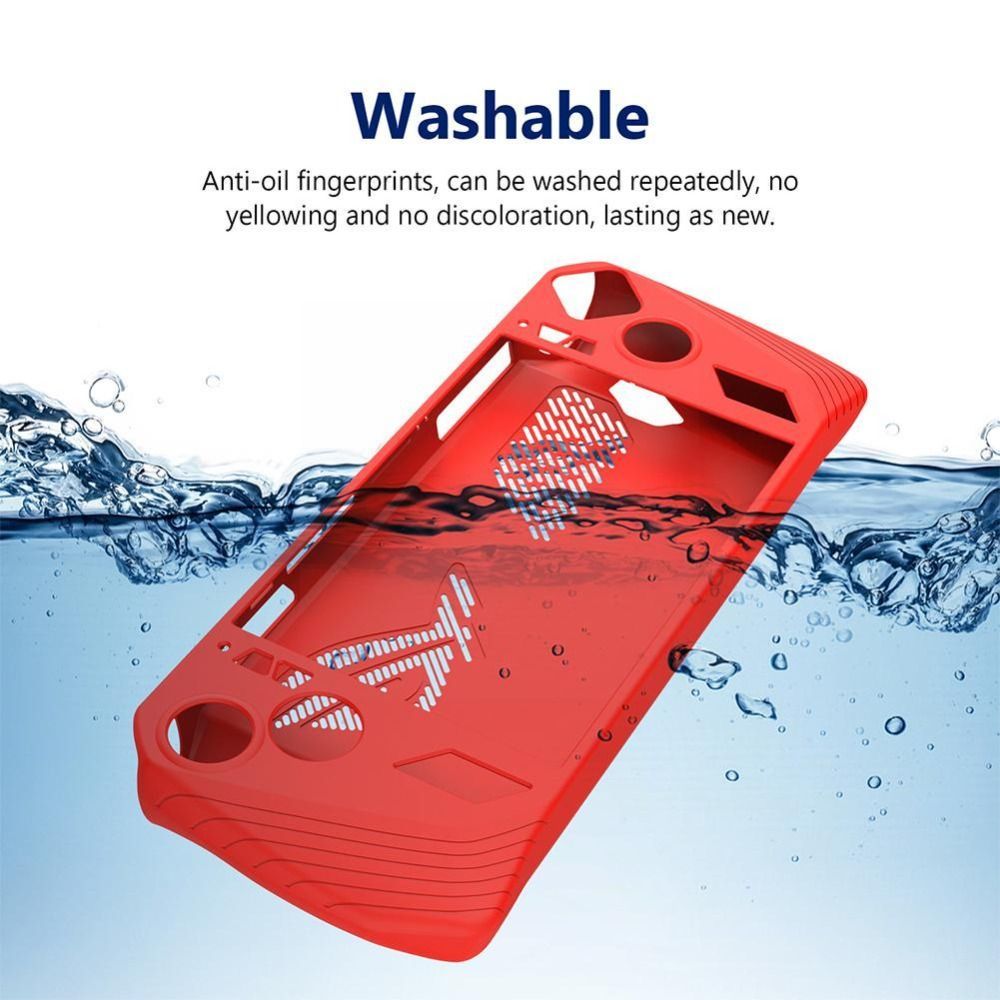PDG Silicone Back Cover Soft Game Accessories Professional Protective Case for ASUS ROG Ally