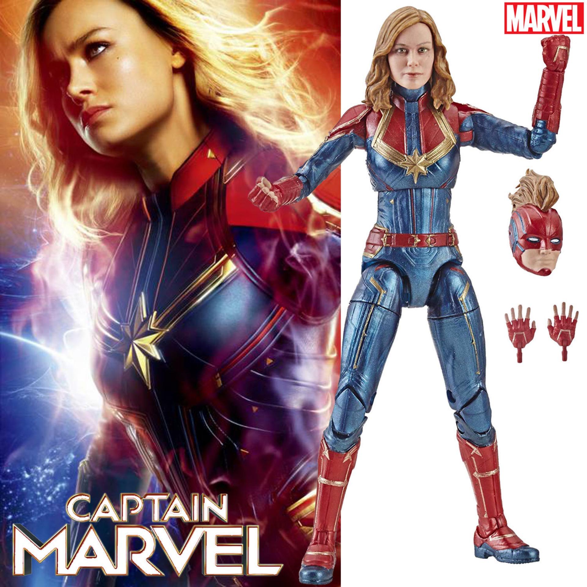 Model โมเดล งานแท้ 100% Marvel จาก Captain Marvel กัปตัน มาร์เวล Avengers อเวนเจอร์ส Brie Larson บรี ลาร์สัน in Costume Collectors Ver Figma ฟิกม่า Anime ขยับแขน-ขาได้ อนิเมะ การ์ตูน มังงะ Doll ตุ๊กตา สั่งและนำเข้าจากญี่ปุ่น manga Figure ฟิกเกอร์