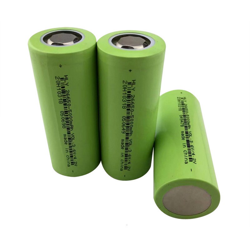 Lithium battery 26650 5000mAh 3.7V แบตเตอรี่ลิเธียมแบบชาร์จไฟได้ ความจุเต็ม